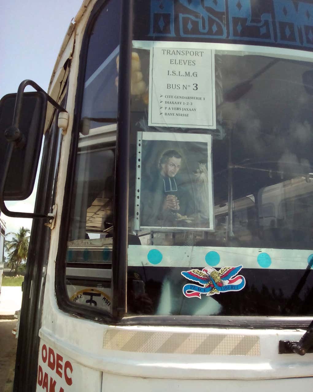 Bus pour Louis-Marie Grignion de Montfort, Malika